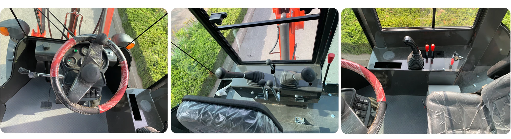 Shandong 1ton mini backhoe loader small tractor loader for sale