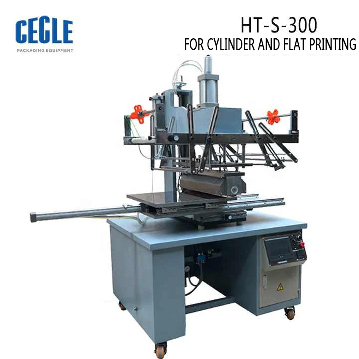 HT-150 Manual roller sublimation heat transfer machine for round products, cylinder heat transfer machine