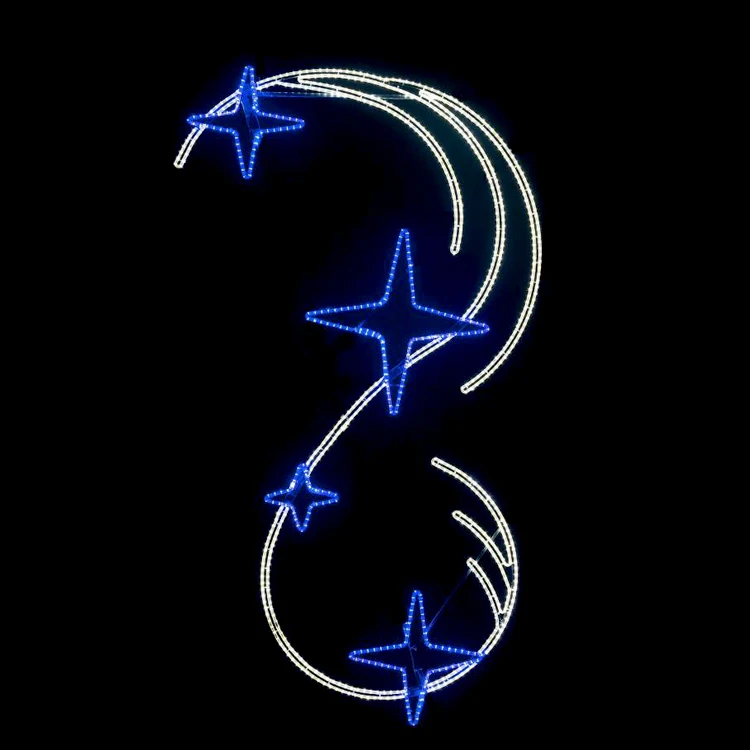 Happy Eid LED STREET MOTIF LIGHT IN Sidon Lebanon decorated to celebrate the beginning of Ramadan