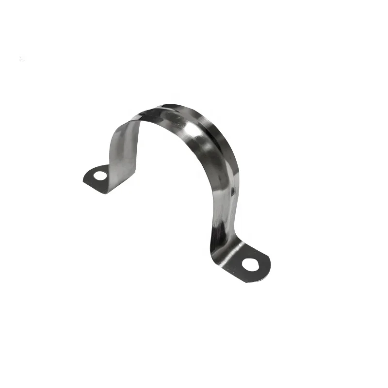 
201Saddle clip U pipe oem buckle type iron sheet PVC pipe clip 100mm galvanized pipe clamp 