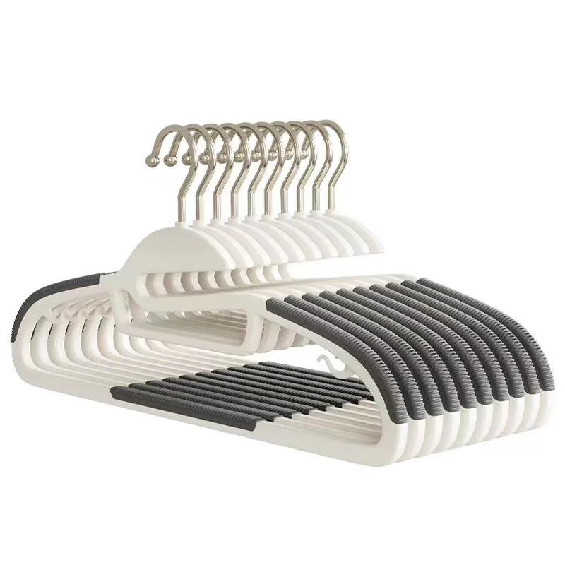 Hot online, classic modern hanger Laundry Plastic Clothes Hangers Bulk Non-slip Thin Slim Plastic Hangers With 360 Rotating Hook
