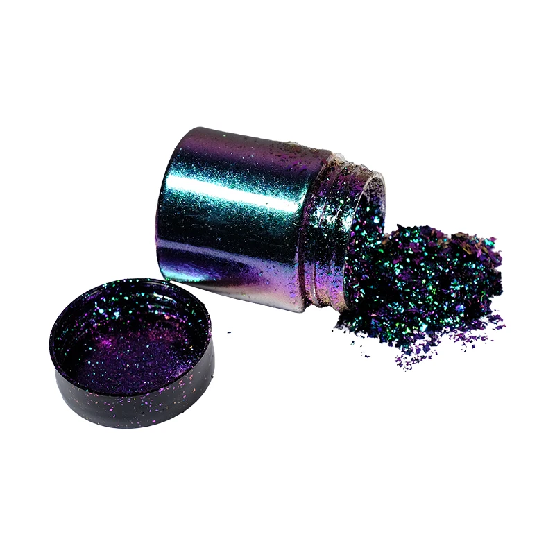 
Factory Outlet Reddish Brown-Brown Chromeleon Pigment Powder Nail Phosphor 1401 