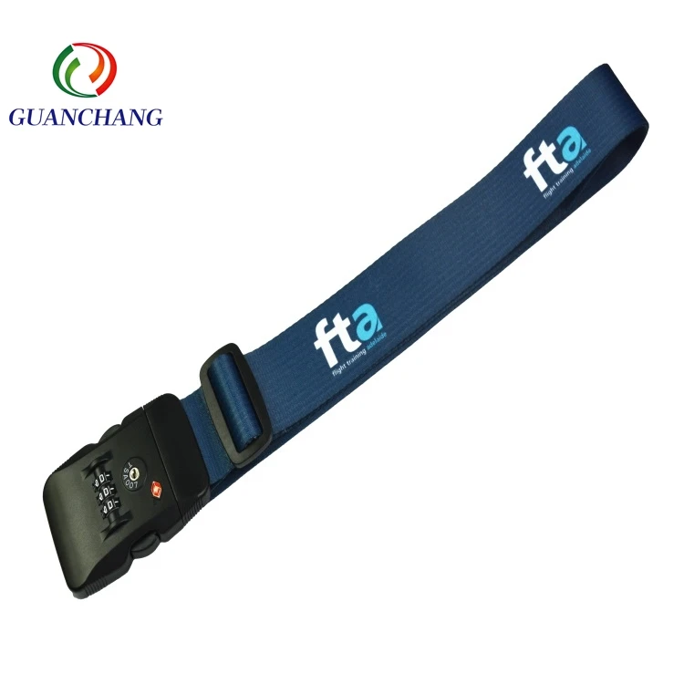 Adjustable Luggage Straps with Combination Lock Suitcase Belts for Travel