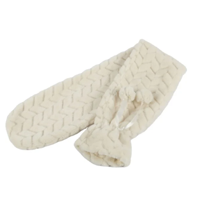 Winter Neck Hand waist Warmer Bag Medical  Long hot water bottle with grey  flannel cover soft portable keep warmer waterproof