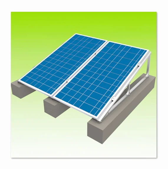 Home Flat Roof Solar Mounting System, Aluminum Roof Rack for Panels Solar Power System