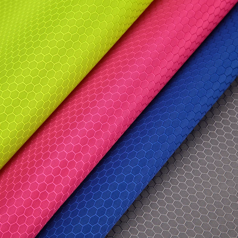 RECYCLED  POLYESTER 150D FOOTBALL RIPSTOP FABRIC WITH PU COATED FOR  TARPAULIN  MATERIAL