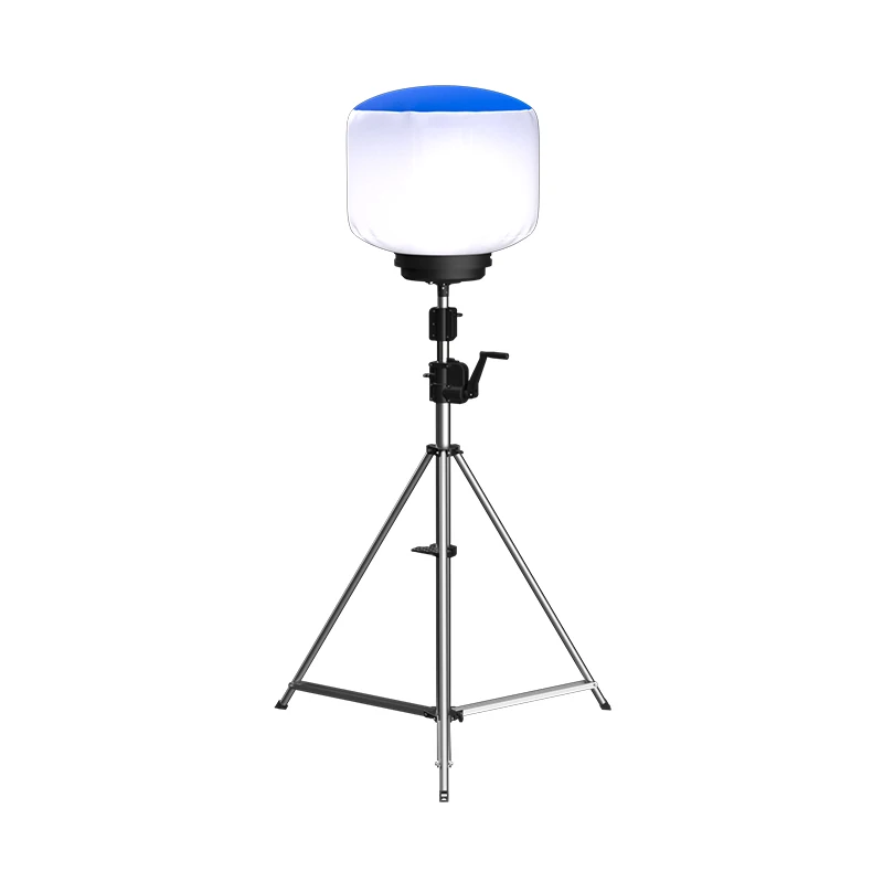 Outdoor Telescopic Mast Inflatable LED Balloon Light Tower with power station for Party Event Film Making rental Lighting
