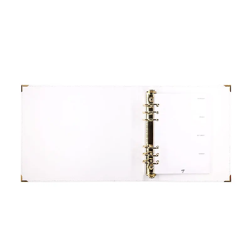  Dot pattern искусственная кожа пользовательский размер 6 кольцо binder Оптовая Продажа Милая
