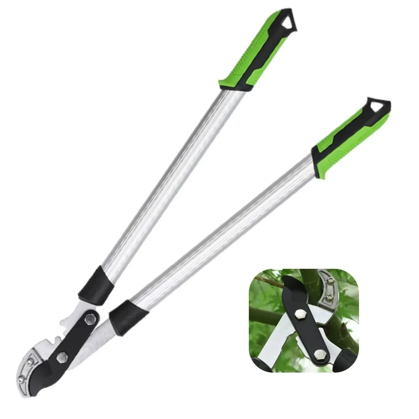 China Garden Tools Supplier Long Handle Lopping Shears Tree Pruner Garden Pruning Shears Pruner Ratchet Scissors