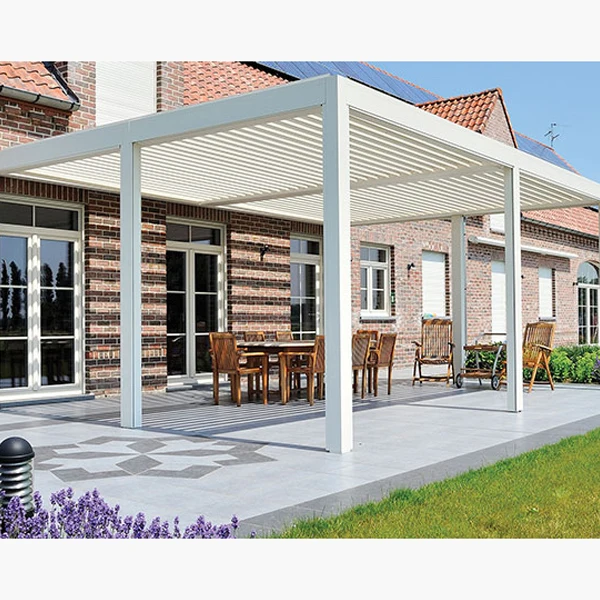 aluminium tempered glass patio covering outdoor covered aluminum roof pergola