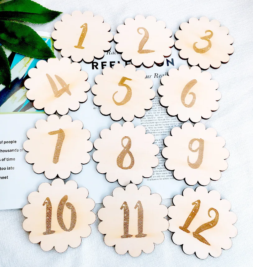 
instagram popular baby wooden milestone cards 