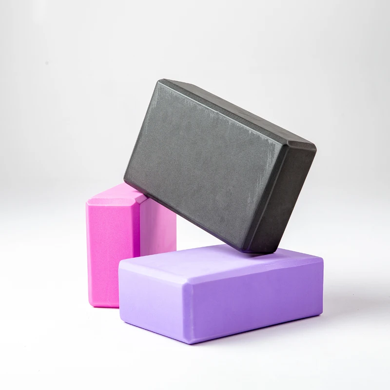 EVA Yoga Block 4 X6 X9Inch Size eco friendly custom color yoga block eva foam