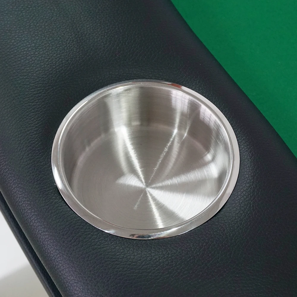 Professional custom solid wood green tablecloth blackjack casino table other poker board game gambling table