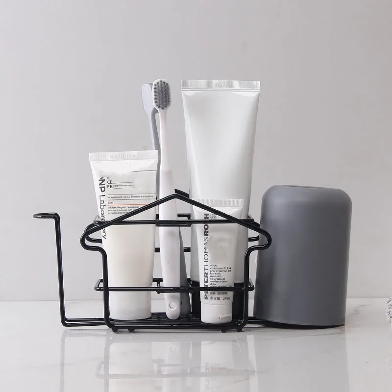 New design Bathroom Storage Wall Mount Rack Chrome Towel Holder Soap Holder Steel Storage Holder With Suction Cup