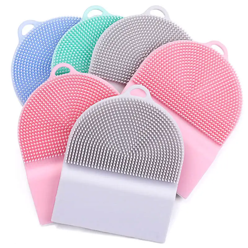 Online Shopping Products In Demand Kitchen Accessories Safety Silicon Dish Cleaning Products Kitchen Scrub Brush Sets