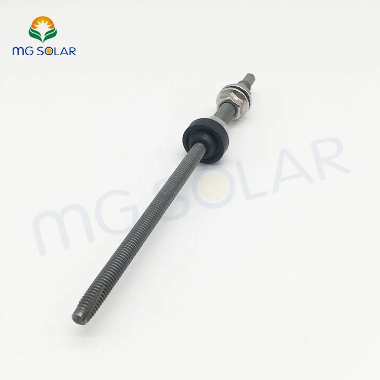 Fast Installation Hanger Bolt Kit Stainless Steel DIN Zinc for Solar Roof Mount