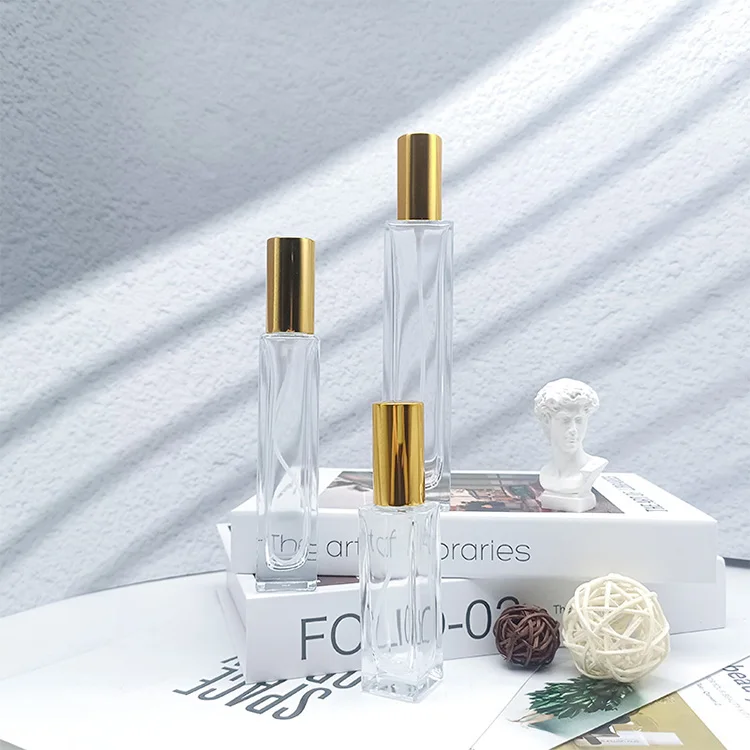 art deco vintage style perfume bottles 30 50 100 ml empty clear glass refillable decorations bottle for perfume