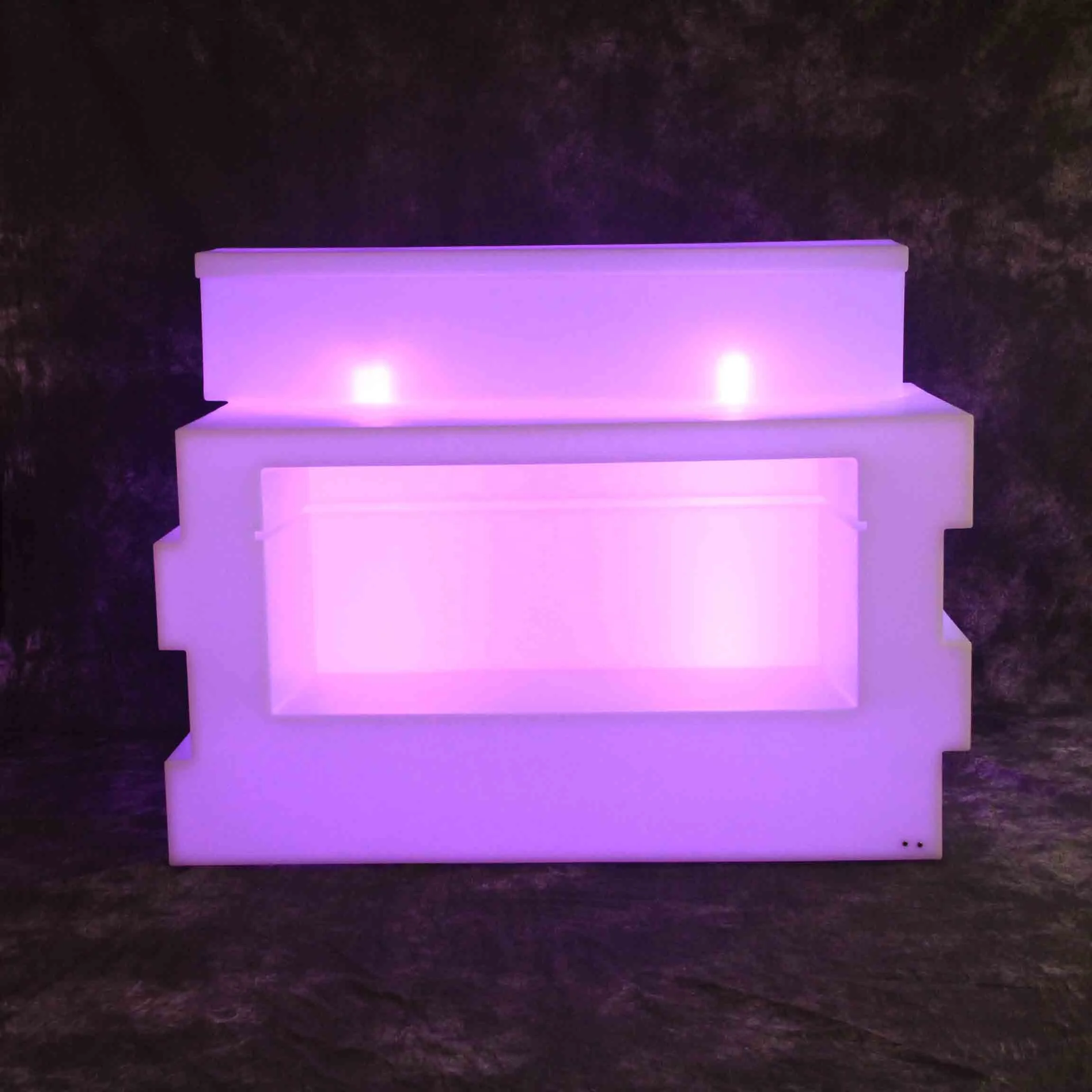 Led Bar Ktv Bar Counter Plastic Material High Quality Lighting Bar Counter