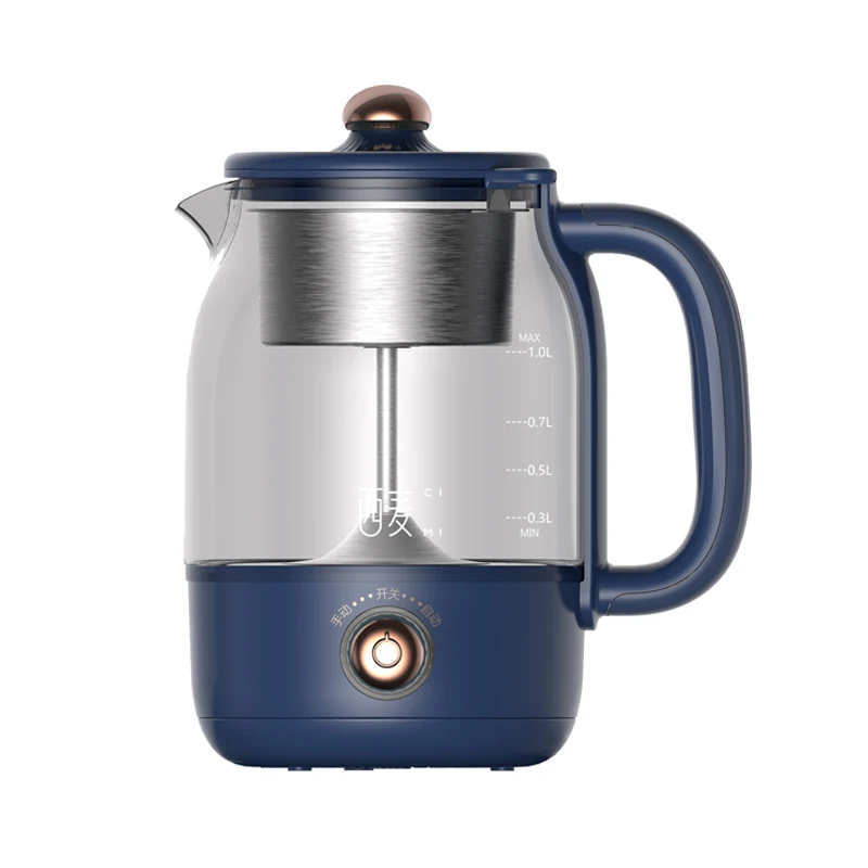 octavo electric glass Appliance 360 Electrical Appliances Kettle blue White Body OEM Customized Steel Anti knob button