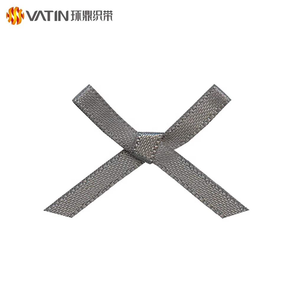 
Wholesale Cerebrate Christmas Ribbon Bow Pre-made Bow For Packaging Polyester Weaving Craft Ribbon 