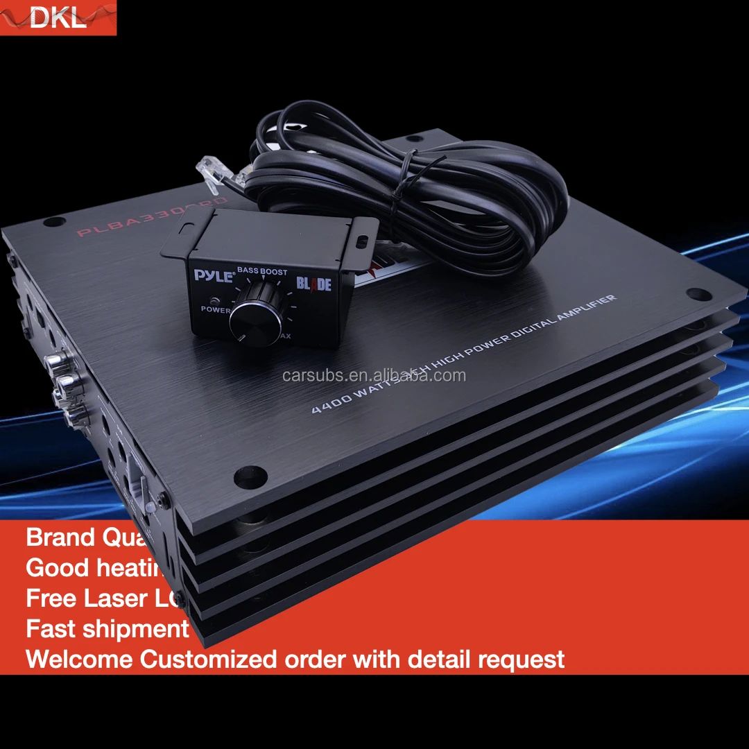 Pyle Audio Car Speakers Amplifier TDA8954  Half Bridge 3 Channels RMS 135W 2CH 400W 1CH Subwoofer Box Car Amplifier Class D