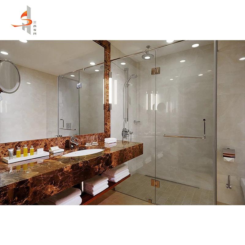 Foshan Furniture Manufacturer Wholesale Luxury Modern King Size Double Bed Hotel Guest Room Bedroom Furniture Sets