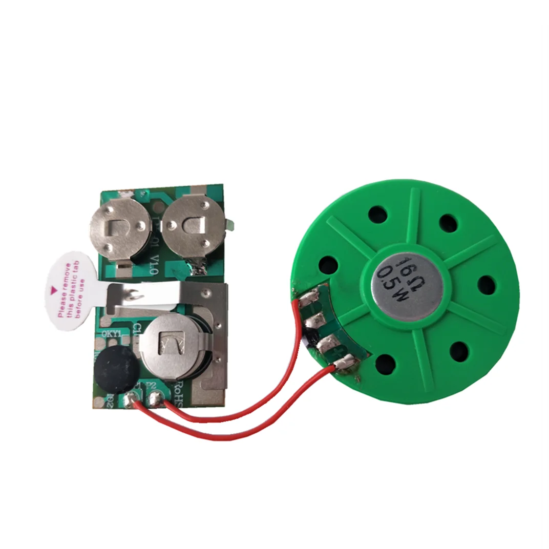 Pre recorded sound chip for greeting card gift packing box  promotion gift packing and advertising for music audio voice play