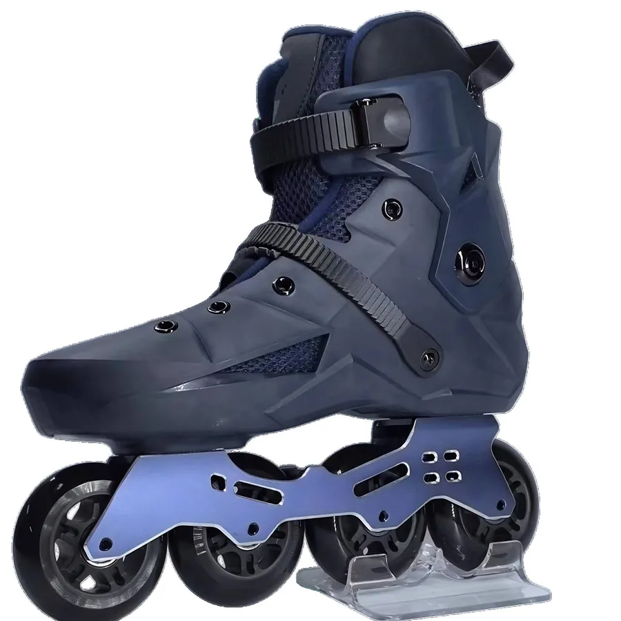 YSMLE Adults Men Women Beginner Professional Outdoor Sport Unadjustability size ALU Chassis 4 PU wheels Inline skates