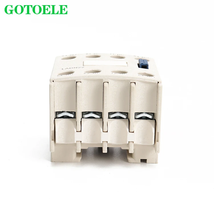 AC contactor old type LC1-D series auxiliary contact LA1-DN22 2NO+2NC 10A have a lot of stock