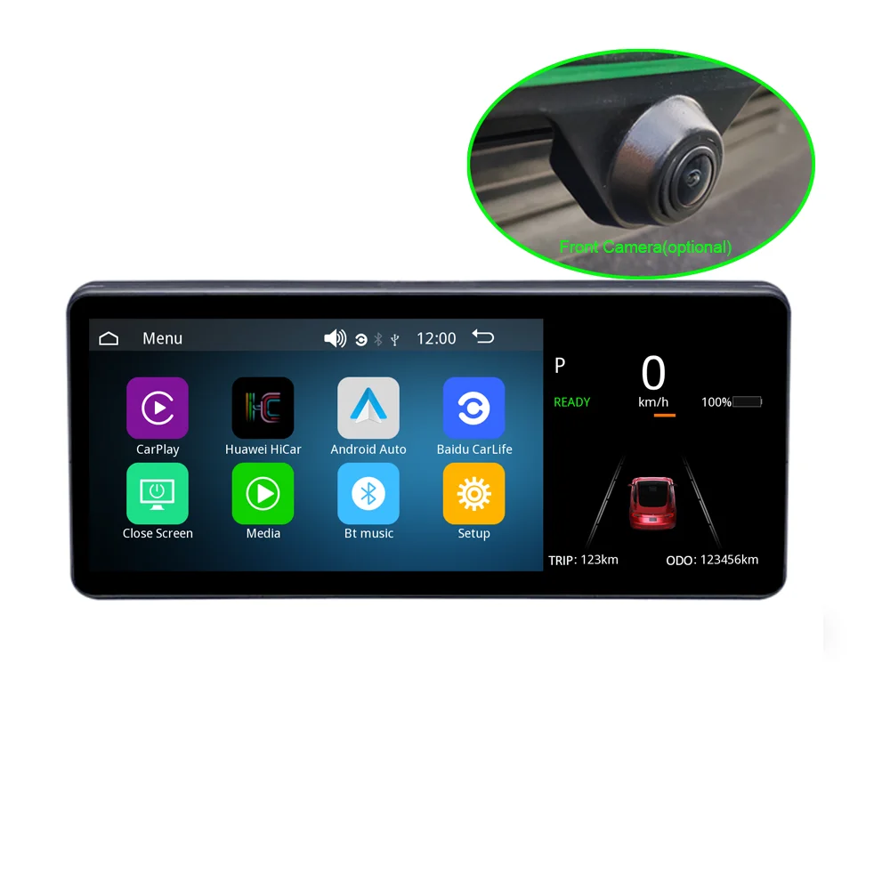 8.8 inch IPS Screen Car LCD Dashboard Panel Car Instrument Cluster For Tesla Model 3/Y Multifunction Car Digital Speedometer