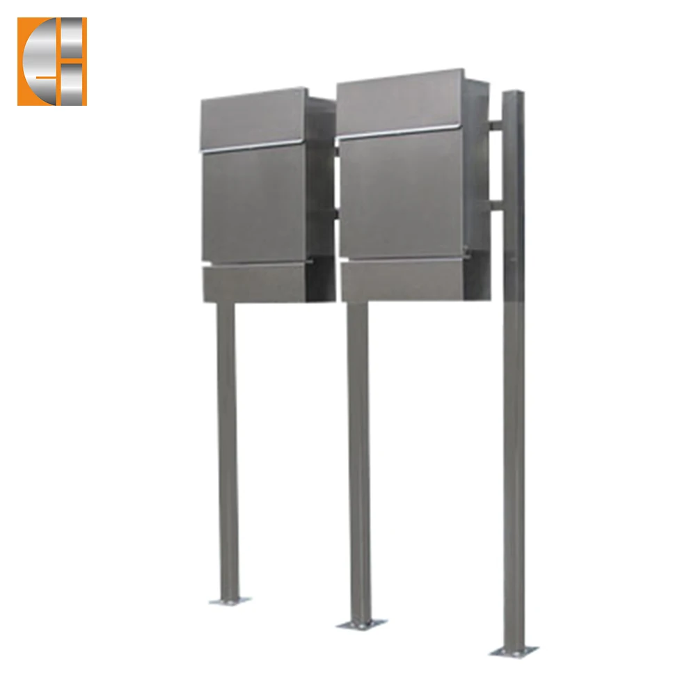 American Stainless Steel Freestanding Postbox For Street