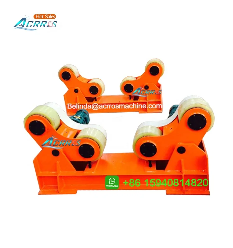 5tons 3000mm Diameter Welding Motorised Welding Turning Roller Self-Aligning Welding Rotator