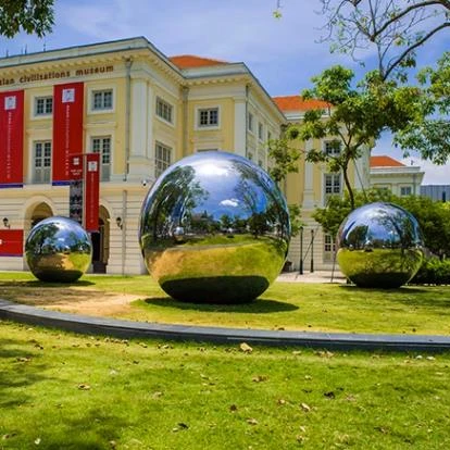 700 мм 800 мм 900 мм большая наружная отделка из нержавеющей стали полая Сфера