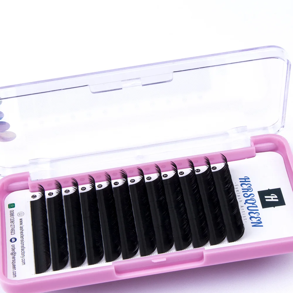 0.20 Best Price Flat Individual False Eyelashes Private Label Faux Mink Soft Classic Lashes Custom Korean High Quality Lash OEM