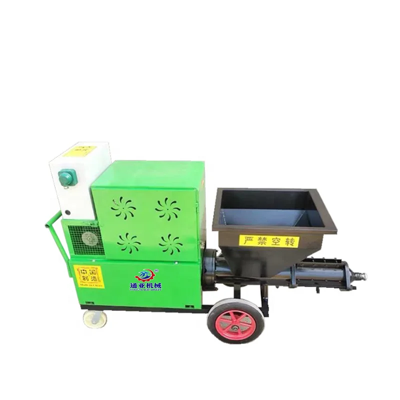 Construction Machinery Stucco Mortar Spray Plaster Pump Machine