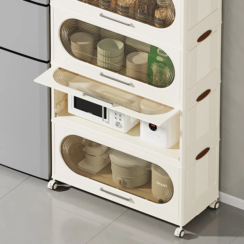 1 Pc Large Collapsible Plastic File Book Storage Box Stackable Closet Organizer Front Opening For Bedroom