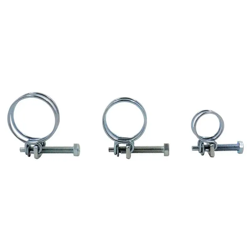 Galvanized Double SET Wire  Connection Hose Clamps with PVC BOX