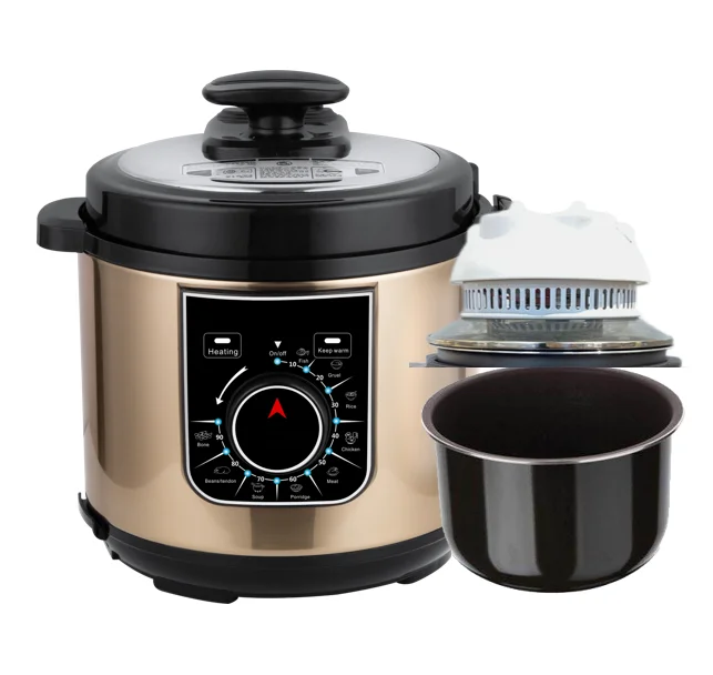 2021 Multi  Electric Pressure Cooker ceramic pot air fryer LED Accessories Cup Power Adjustable rice cooker