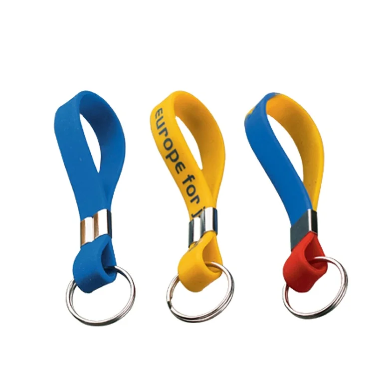 free design cheap silicone keychain ,silicone key ring, silicone key holder