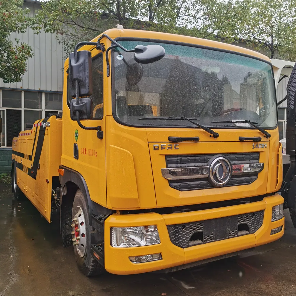 new Dongfeng kinrun 10 wheel full rotation 20T accident vehicle recovery truck