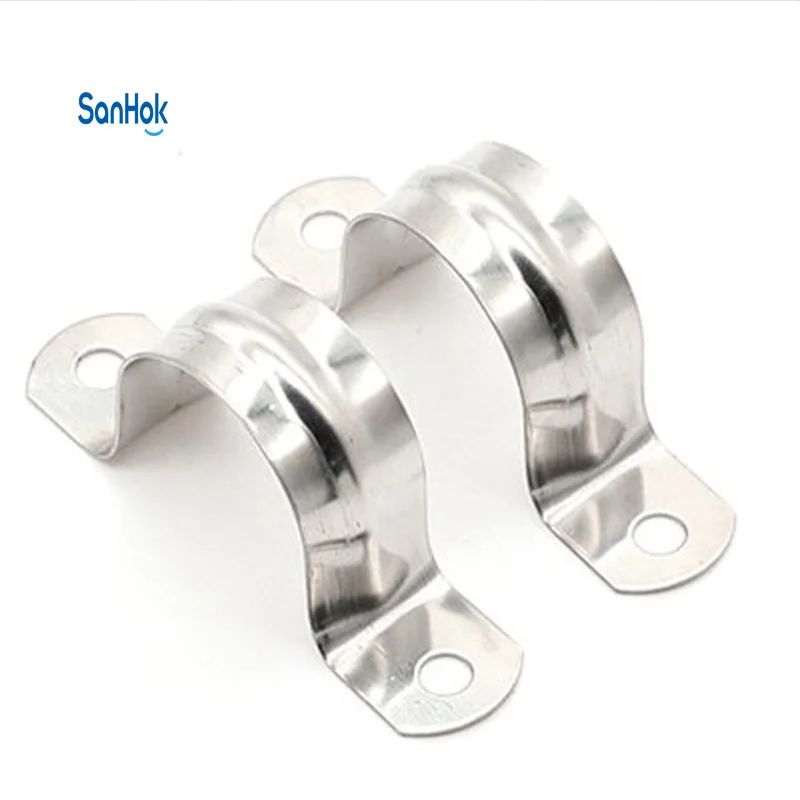 Manufacturer Customized Stainless Steel Metal Conduit Saddle Pipe Clip