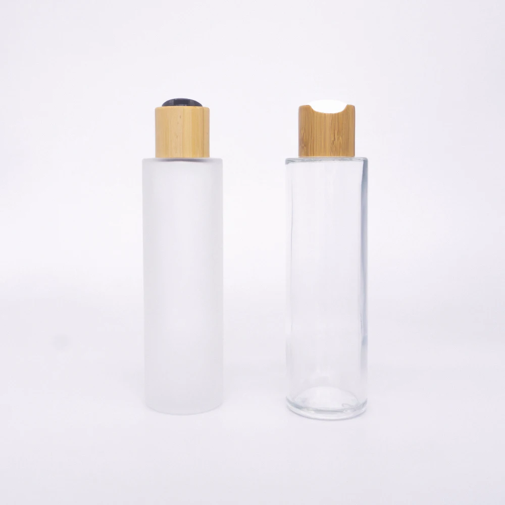 20/410 24/410 Size Custom Logo Accept Bamboo Disk Caps For Bottles Cover Bamboo Dispenser Natural Bamboo Disc Top Screw Cap