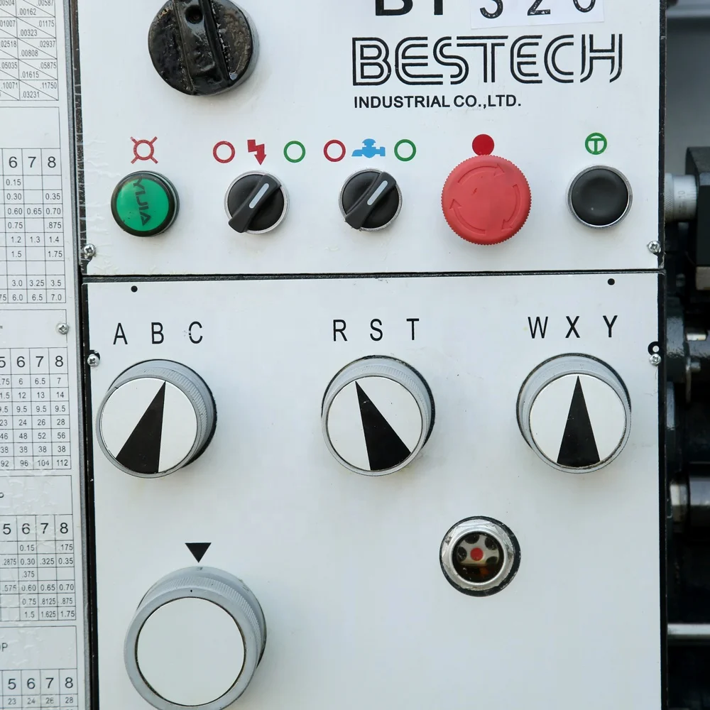 
BT320 Cheap price metal turning lathe machine with cooling system 