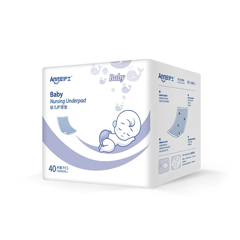 Baby diaper disposable nursing pad breathable baby diaper 450*330 pet available