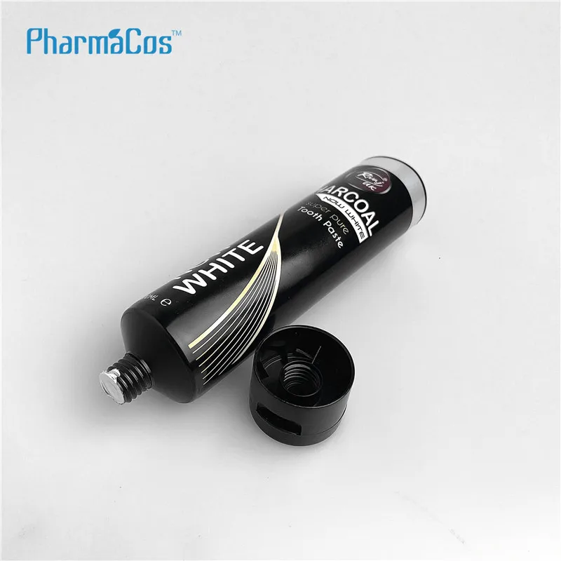Black  cosmetic plastic tube cream  aluminum cosmetic tubes