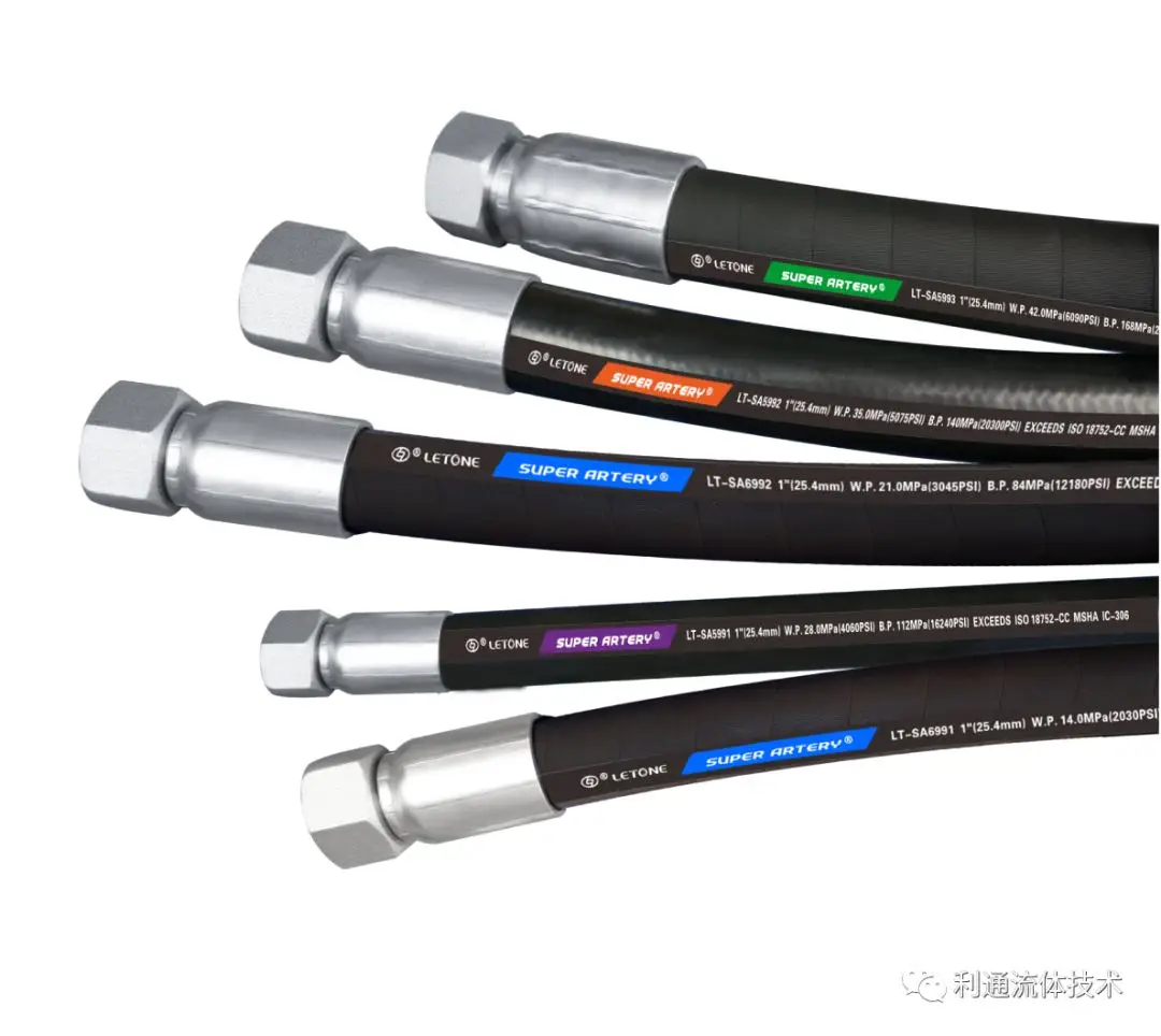 high pressure 4SH 1 SN 2 R 15 Flexible Braided Hydraulic Rubber Hose High Pressure Pipe