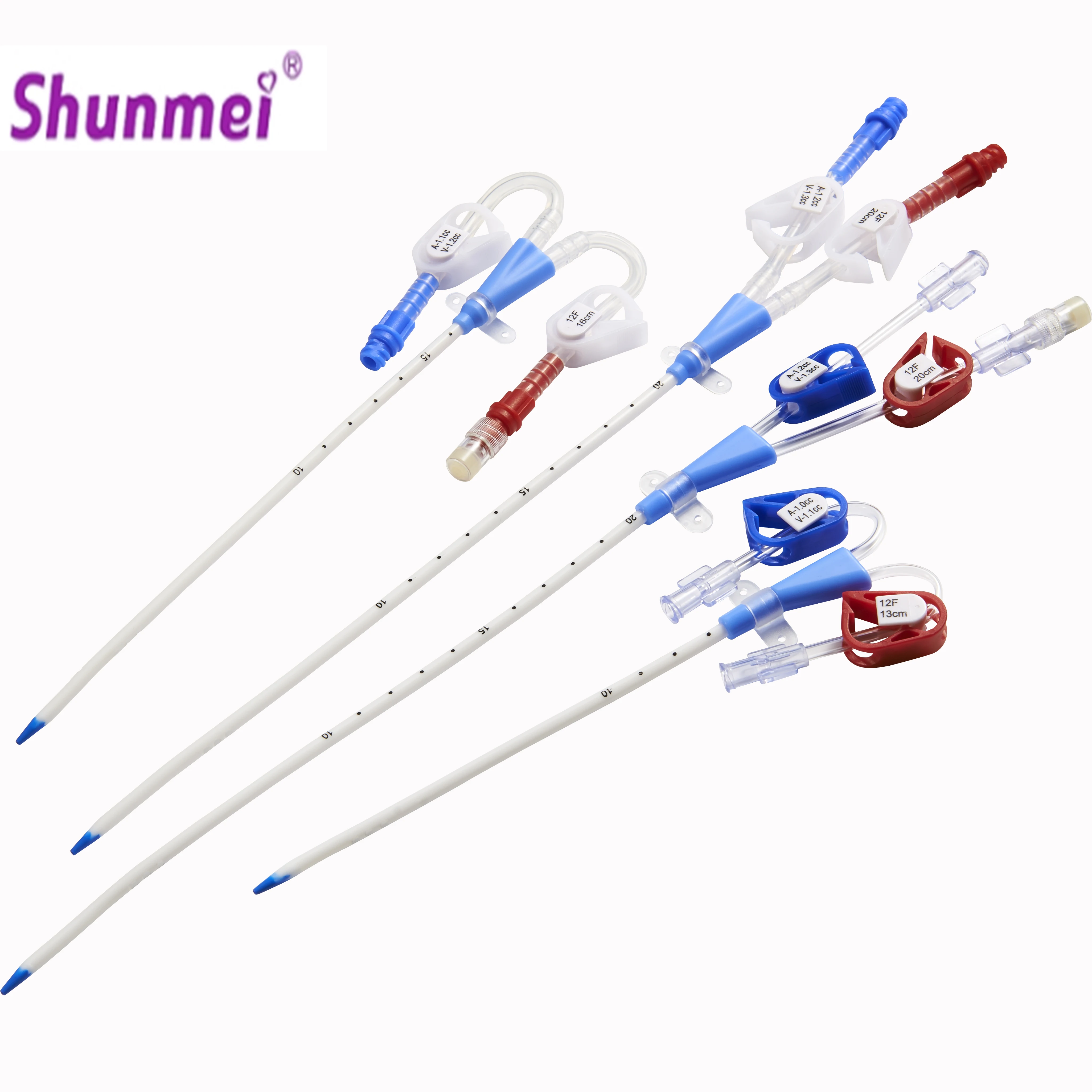 Медицинская поставка, гемодиализный катетер с двойным люменом/диализный катетер/гемодиализный катетер