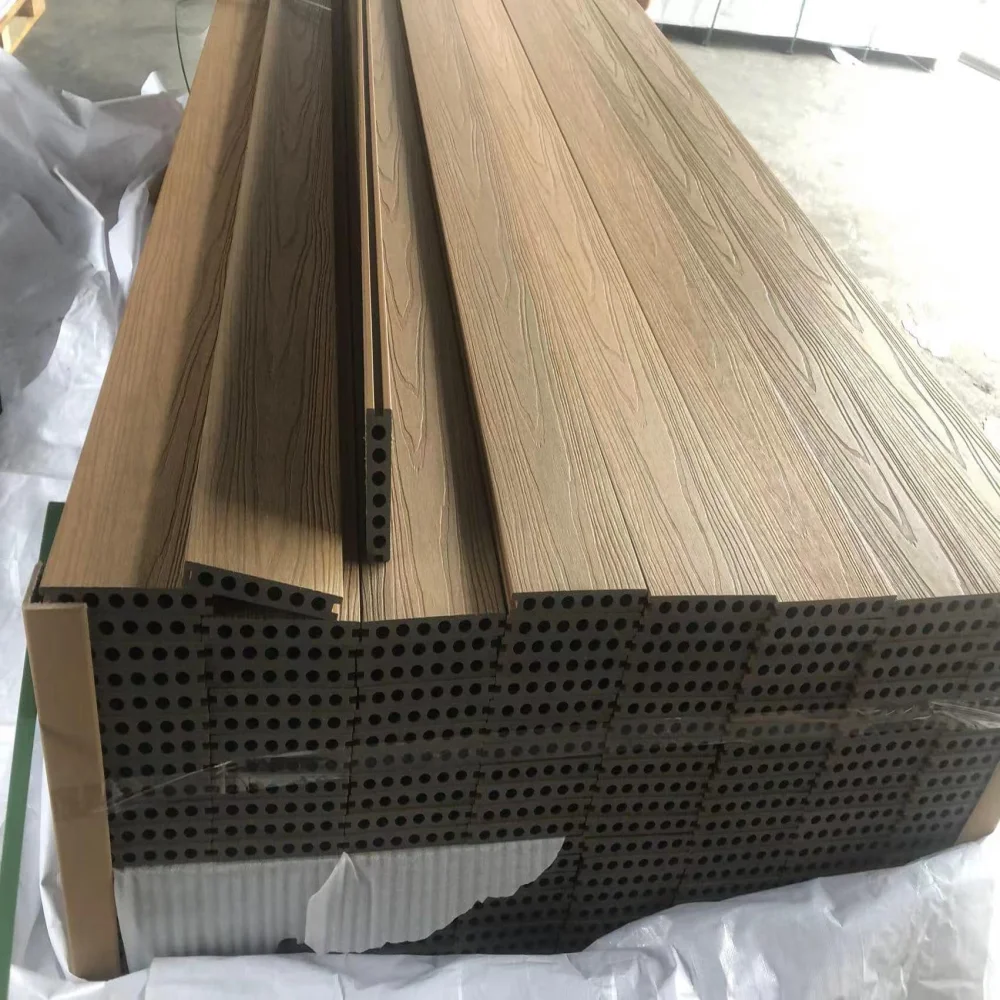 Co-extrusion Composite Wpc Decking 300x300mm wpc diy tiles interlocking decking