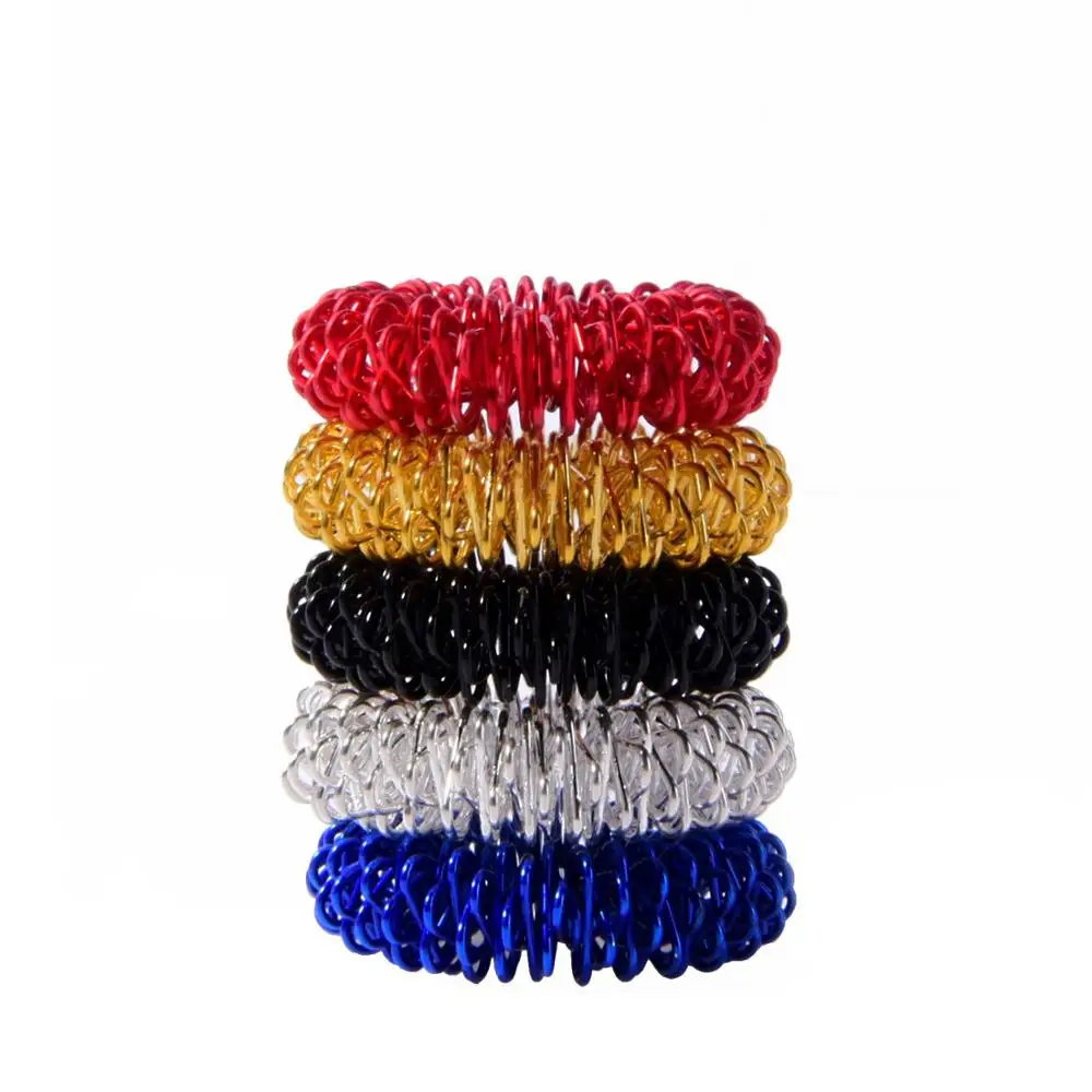 free shipping ready to ship blood improving circulation finger acupressure finger massager ring