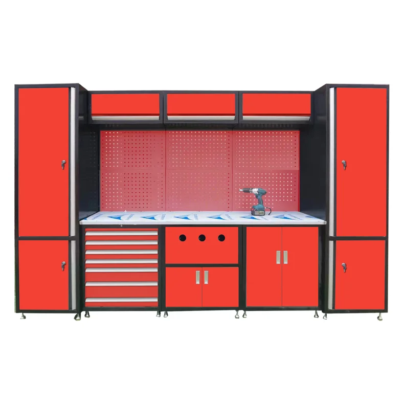 Hot selling steel cupboard 7 drawer tool cabinet metal cnc garage mechanic tool storage cabinets worshop iron tool cart cabinet